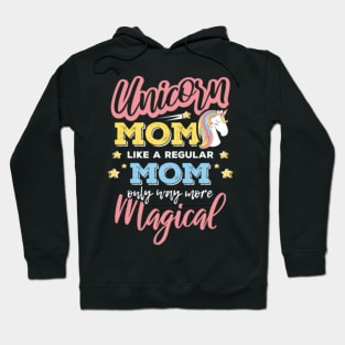 Unicorn Mom Like A ... Mom Only Way More Magical Hoodie